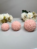 Vela Aromática Kit Esferas de Flores Perfumado Vegetal 150g - Likare Home & Beauty