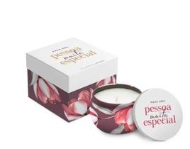 Vela aromatica lata baunilha - para uma pessoa muito especial brasfoot