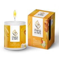 Vela Aromática Mel e Flor de Laranjeira Chama de Ouro 60g