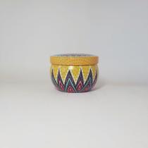 Vela Aromática Mística com Pavio de Algodão e Cera de Coco 130gr Lata Estampada Aroma