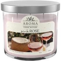Vela Aromática Nature Aroma Pink Rose 607572 396G