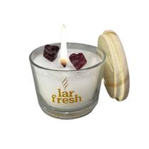 Vela Aromática Perfumada 6 Fragrâncias 100g Presente Vidro