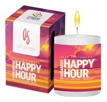 Vela Aromática Perfumada 60g - Happy Hour By Gi Barros