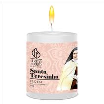 Vela Aromática Perfumada 60g Religiosa C/ Imagem Santa Terezinha
