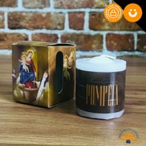 Vela Aromática Perfumada 60g Religiosa C/ Imagem Santa Terezinha Vela Aromática Perfumada 60g Religiosa C/ Imagem Santa Terezinha