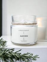 Vela Aromática Perfumada Alecrim 180gr - Lumus Essence