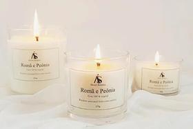 Vela Aromática Perfumada Romã e Peônia 90g - Sweet Aromas