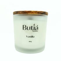 Vela Aromática Perfumada Vanilla Premium Pavio de Madeira 190G