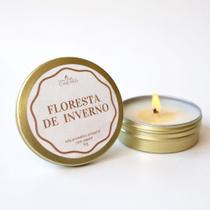 Vela Aromática Perfumada Vegetal 65G Metálica Com Tampa