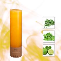 Vela aromática Relax queima 150h com fragrância Bergamota, Alecrim e Menta Vela aromática Relax queima 150h com fragrância Bergamota, Alecrim e Menta