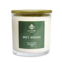 Vela Aromática Sublime IS HOME ESSENCE Spicy Woods - 210g