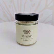 Vela Aromática Uma Maya de Jasmim 100g com Pavios de Madeira