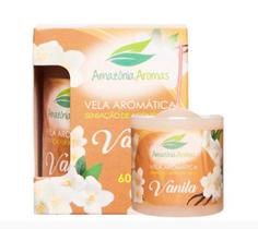 Vela Aromática Vanilla Amazônia Aromas 60g