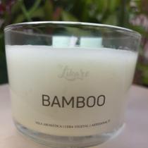 Vela Aromática Vegetal com Wax Melt Perfumada Bamboo 120g ST - Likare Home & Beauty