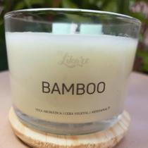 Vela Aromática Vegetal com Wax Melt Perfumada Bamboo 120g t