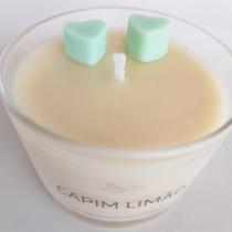 Vela Aromática Vegetal Perfumada Capim Limão 120g Vela Aromática Vegetal Perfumada Capim Limão 120g