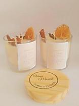 Vela aromatizadora com frutas desidratadas Vela aromatizadora com frutas desidratadas