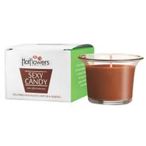 Vela Aromatizante Sexy Candy 40gramas HotFlowes Chocomenta - Sex shop - Hot Flowers