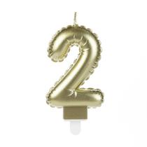 Vela Balão Metalizada Dourada - SilverFestas Vela Balão Metalizada Dourada - SilverFestas