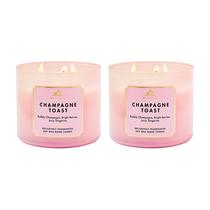Vela Bath & Body Works Champagne Toast 3 Pavios Kit com 2 Unidades Vela Bath & Body Works Champagne Toast 3 Pavios Kit com 2 Unidades