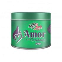 Vela Beijavel Amor em Chamas - Uva - Soft Love