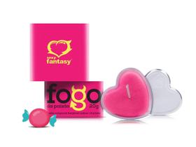 Vela Beijável Fogo da Paixão Sabor: Chiclete