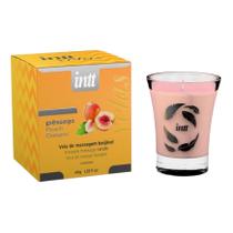 Vela Beijável para Massagem Pêssego 30g - Intt