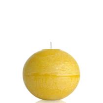 Vela Bola 12 Cm Amarela