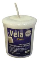 Vela branca art house parafina enfeite sem perfume Vela branca art house parafina enfeite sem perfume