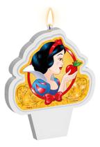 Vela Branca De Neve Decoração Festa Topo Aniversário