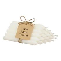 Vela Branca Palito Comum 1 Unidade Paz, Purificação e Uso Espiritual Vela Branca Palito Comum 1 Unidade Paz, Purificação e Uso Espiritual
