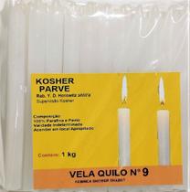 Vela Brilho Parve Kosher Numero 9 Pacote (1 Kg)