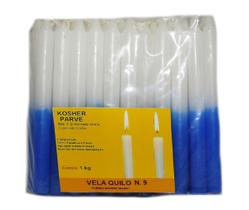 Vela Brilho Parve Kosher Numero 9 Pacote 1 Kg
