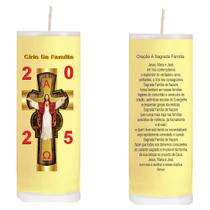 Vela Círio Pascal Da Família Cristo Amarela Vela Círio Pascal Da Família Cristo Amarela