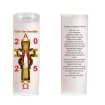 Vela Círio Pascal Da Família Cristo Branco Vela Círio Pascal Da Família Cristo Branco