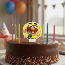 Vela Colorida José Comilão Para Bolo - Aniversário E Festa