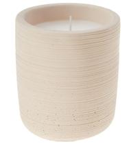 Vela Com Suporte em Cimento Nude - Mart Vela Com Suporte em Cimento Nude - Mart