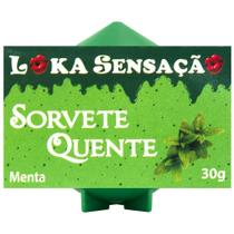 Vela Comestível Sorvete Quente Loka Sensação Menta - lovetoy