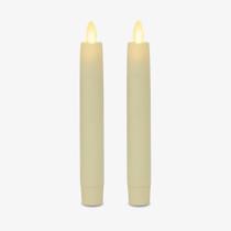 Vela cônica sem chama, Luminara Ivory, 1x6 polegadas, pacote com 2 Vela cônica sem chama, Luminara Ivory, 1x6 polegadas, pacote com 2