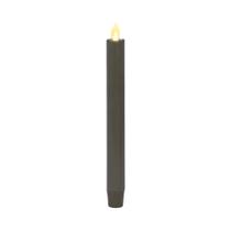Vela cônica sem chama Luminara Stone Grey com LED cintilante Vela cônica sem chama Luminara Stone Grey com LED cintilante
