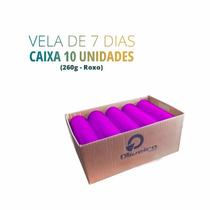 Vela De 7 dias ( votiva ) 100% Parafina Pura com 250gr celofane liso- 10 Unidades brancas/coloridas