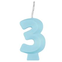 Vela de Aniversário Candy Azul - 1 Unidade Vela de Aniversário Candy Azul - 1 Unidade
