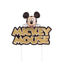 Vela de Aniversário Mickey Mouse - Silver Festas