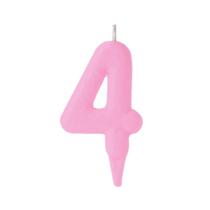 Vela De Aniversário Número Magic Candy Rosa Claro Vela De Aniversário Número Magic Candy Rosa Claro