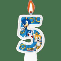 Vela de Aniversário Sonic N 5 - Regina