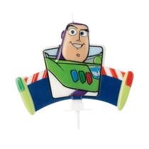 Vela De Aniversario Temática Buzz Lightyear Toy Story Pixar Disney Silver Festas 12cm