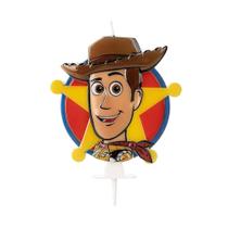 Vela De Aniversário Woody Toy Story (Disney) Silver Festas 11,5 cm