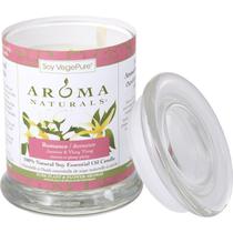 Vela de aromaterapia Romance Aromaterapia Glass Pillar Soy - Romance Aromatherapy