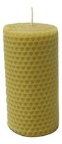 Vela De Cera De Abelha 100% Pura E Natural 10x5,5 Cm