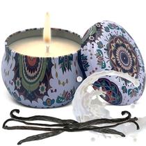 Vela de cera de soja perfumada Relaxcation Creme de baunilha 180mL Vela de cera de soja perfumada Relaxcation Creme de baunilha 180mL